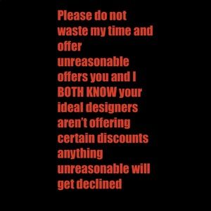 I’m already providing a reasonable discount